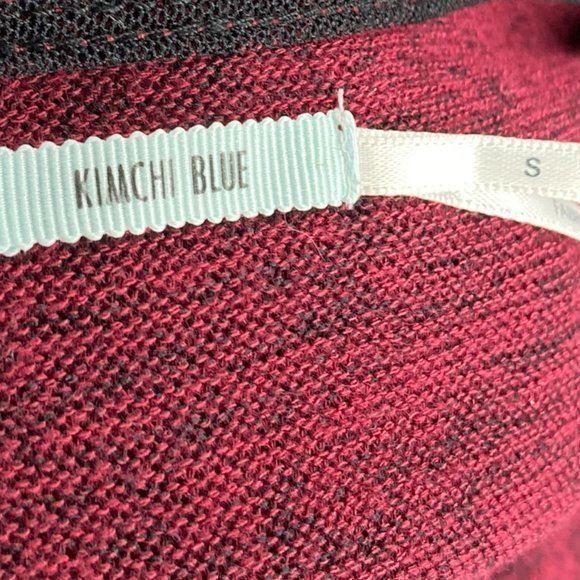 Urban Outfitters Small S Kimchi Blue Red Black Ballet Faux Wrap Knit Mini Dress - Picture 6 of 7